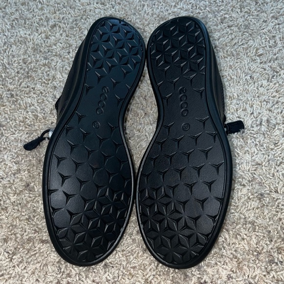 Womens Ecco Sense Black Sneakers - Picture 6 of 6